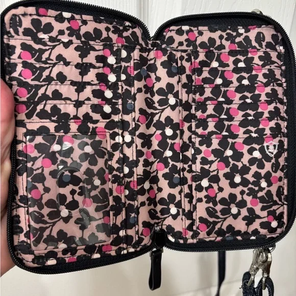 Vera Bradley 3-way dark denim wallet - NWOT - Picture 8 of 8